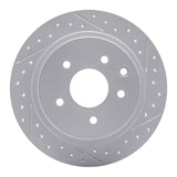 Dynamic Friction 2002-2025 Nissan Altima Rear Right Drilled & Slotted Geoperformance Rotor by Dynamic Friction Company 830-67050R