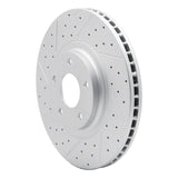 Dynamic Friction 2003-2005 Nissan Murano Front Left Drilled & Slotted Geoperformance Rotor by Dynamic Friction Company 830-67051L