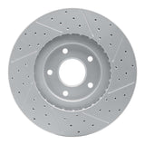 Dynamic Friction 2003-2005 Nissan Murano Front Left Drilled & Slotted Geoperformance Rotor by Dynamic Friction Company 830-67051L