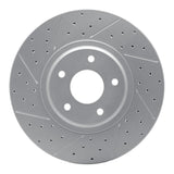Dynamic Friction 2003-2005 Nissan Murano Front Left Drilled & Slotted Geoperformance Rotor by Dynamic Friction Company 830-67051L
