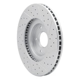 Dynamic Friction 2003-2005 Nissan Murano Front Left Drilled & Slotted Geoperformance Rotor by Dynamic Friction Company 830-67051L