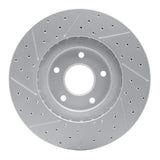 Dynamic Friction 2003-2005 Nissan Murano Front Right Drilled & Slotted Geoperformance Rotor by Dynamic Friction Company 830-67051R