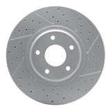 Dynamic Friction 2003-2005 Nissan Murano Front Right Drilled & Slotted Geoperformance Rotor by Dynamic Friction Company 830-67051R