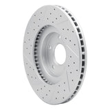 Dynamic Friction 2003-2005 Nissan Murano Front Right Drilled & Slotted Geoperformance Rotor by Dynamic Friction Company 830-67051R