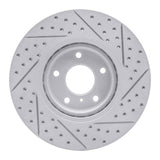 Dynamic Friction 2003-2023 Infiniti Q40 Front Left Drilled & Slotted Geoperformance Rotor by Dynamic Friction Company 830-67052L
