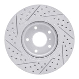 Dynamic Friction 2003-2023 Infiniti FX35 Front Right Drilled & Slotted Geoperformance Rotor by Dynamic Friction Company 830-67052R