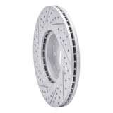 Dynamic Friction 2003-2023 Infiniti FX35 Front Right Drilled & Slotted Geoperformance Rotor by Dynamic Friction Company 830-67052R
