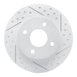 Dynamic Friction 2004-2006 Nissan Sentra Rear Right Drilled & Slotted Geoperformance Rotor by Dynamic Friction Company 830-67053R
