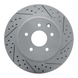Dynamic Friction 2005-2025 Infiniti EX37 Rear Right Drilled & Slotted Geoperformance Rotor by Dynamic Friction Company 830-67055R