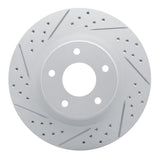 Dynamic Friction 2007-2013 Nissan Altima Front Left Drilled & Slotted Geoperformance Rotor by Dynamic Friction Company 830-67057L