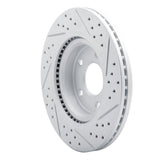 Dynamic Friction 2007-2013 Nissan Altima Front Left Drilled & Slotted Geoperformance Rotor by Dynamic Friction Company 830-67057L