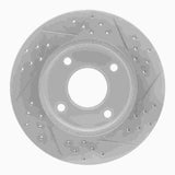 Dynamic Friction 2007-2017 Nissan Versa Front Left Drilled & Slotted Geoperformance Rotor by Dynamic Friction Company 830-67062L