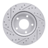 Dynamic Friction 2013-2019 Nissan Sentra Front Right Drilled & Slotted Geoperformance Rotor by Dynamic Friction Company 830-67064R
