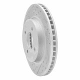 Dynamic Friction 2011-2025 Nissan March (Mexico) Front Left Drilled & Slotted Geoperformance Rotor by Dynamic Friction Company 830-67065L
