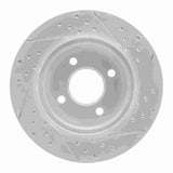 Dynamic Friction 2011-2025 Nissan March (Mexico) Front Left Drilled & Slotted Geoperformance Rotor by Dynamic Friction Company 830-67065L