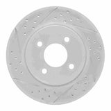Dynamic Friction 2011-2025 Nissan March (Mexico) Front Left Drilled & Slotted Geoperformance Rotor by Dynamic Friction Company 830-67065L