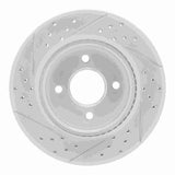 Dynamic Friction 2011-2025 Nissan Versa Front Right Drilled & Slotted Geoperformance Rotor by Dynamic Friction Company 830-67065R