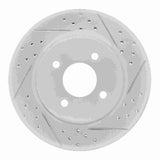 Dynamic Friction 2011-2025 Nissan Versa Front Right Drilled & Slotted Geoperformance Rotor by Dynamic Friction Company 830-67065R