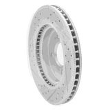 Dynamic Friction 2011-2025 Nissan Versa Front Right Drilled & Slotted Geoperformance Rotor by Dynamic Friction Company 830-67065R
