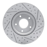 Dynamic Friction 2013-2025 Nissan Altima Front Left Drilled & Slotted Geoperformance Rotor by Dynamic Friction Company 830-67066L