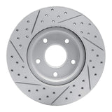 Dynamic Friction 2013-2025 Nissan Altima Front Right Drilled & Slotted Geoperformance Rotor by Dynamic Friction Company 830-67066R