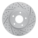 Dynamic Friction 2013-2025 Nissan Altima Front Right Drilled & Slotted Geoperformance Rotor by Dynamic Friction Company 830-67066R