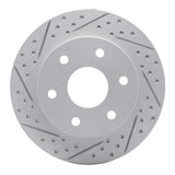 R1 Concepts 1985-2002 Nissan 720 DATSun Front Left Drilled & Slotted Geoperformance Rotor
