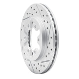 R1 Concepts 1985-1997 Nissan D21 Hardbody Pickup Rwd (4 Cyl Excl HD) Front Right Drill & Slot Geoperf Rotor by R1 Concepts 830-67081R