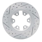 R1 Concepts 1985-1997 Nissan D21 Hardbody Pickup Rwd (4 Cyl Excl HD) Front Right Drill & Slot Geoperf Rotor by R1 Concepts 830-67081R