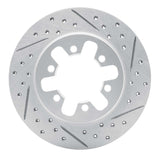 R1 Concepts 1985-1997 Nissan D21 Hardbody Pickup Rwd (4 Cyl Excl HD) Front Right Drill & Slot Geoperf Rotor by R1 Concepts 830-67081R