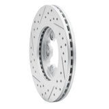 R1 Concepts 1985-1997 Nissan D21 Hardbody Pickup Rwd (4 Cyl Excl HD) Front Right Drill & Slot Geoperf Rotor by R1 Concepts 830-67081R