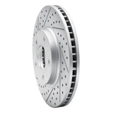 Dynamic Friction 2002-2017 Infiniti Q45 Front Left Drilled & Slotted Geoperformance Rotor by Dynamic Friction Company 830-67087L