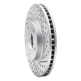 Dynamic Friction 2002-2017 Infiniti M45 Front Right Drilled & Slotted Geoperformance Rotor by Dynamic Friction Company 830-67087R