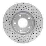 Dynamic Friction 2002-2017 Infiniti M45 Front Right Drilled & Slotted Geoperformance Rotor by Dynamic Friction Company 830-67087R