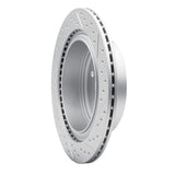 Dynamic Friction 2002-2025 Infiniti G35 Rear Left Drilled & Slotted Geoperformance Rotor by Dynamic Friction Company 830-67088L