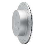 Dynamic Friction 2002-2025 Infiniti G35 Rear Right Drilled & Slotted Geoperformance Rotor by Dynamic Friction Company 830-67088R