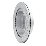 Dynamic Friction 2002-2025 Infiniti G35 Rear Right Drilled & Slotted Geoperformance Rotor by Dynamic Friction Company 830-67088R