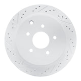 Dynamic Friction 2003-2024 Infiniti Jx35 Rear Left Drilled & Slotted Geoperformance Rotor by Dynamic Friction Company 830-67089L