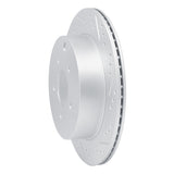 Dynamic Friction 2003-2024 Infiniti M37 Rear Right Drilled & Slotted Geoperformance Rotor by Dynamic Friction Company 830-67089R