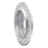 Dynamic Friction 2004-2015 Infiniti Qx56 Rear Right Drilled & Slotted Geoperformance Rotor by Dynamic Friction Company 830-67090R