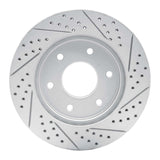Dynamic Friction 2004-2005 Infiniti Qx56 Front Left Drilled & Slotted Geoperformance Rotor by Dynamic Friction Company 830-67091L