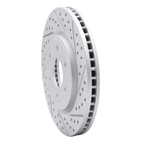 Dynamic Friction 2005-2025 Nissan Frontier Front Right Drilled & Slotted Geoperformance Rotor by Dynamic Friction Company 830-67092R