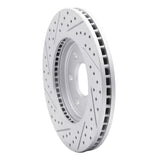 Dynamic Friction 2005-2025 Nissan Frontier Front Right Drilled & Slotted Geoperformance Rotor by Dynamic Friction Company 830-67092R