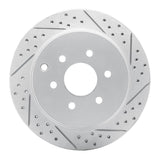 Dynamic Friction 2005-2012 Nissan Pathfinder Rear Right Drilled & Slotted Geoperformance Rotor by Dynamic Friction Company 830-67093R