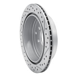 Dynamic Friction 2005-2025 Nissan XTerra Rear Left Drilled & Slotted Geoperformance Rotor by Dynamic Friction Company 830-67094L