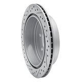 Dynamic Friction 2005-2025 Nissan Frontier Rear Right Drilled & Slotted Geoperformance Rotor by Dynamic Friction Company 830-67094R