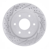 Dynamic Friction 2005-2007 Infiniti Qx56 Front Left Drilled & Slotted Geoperformance Rotor by Dynamic Friction Company 830-67096L