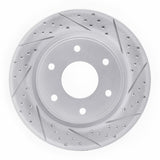 Dynamic Friction 2005-2007 Infiniti Qx56 Front Right Drilled & Slotted Geoperformance Rotor by Dynamic Friction Company 830-67096R