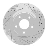 Dynamic Friction 2011-2019 Nissan Sentra Front Right Drilled & Slotted Geoperformance Rotor by Dynamic Friction Company 830-67100R