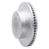 Dynamic Friction 2012-2021 Nissan Nv3500 Front Left Drilled & Slotted Geoperformance Rotor by Dynamic Friction Company 830-67102L